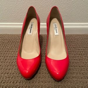 LK Bennett Pumps - Cardinal red